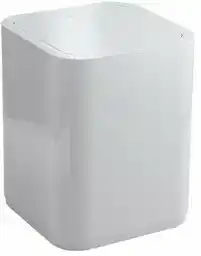 Gedy 630922 Seventy Kosz na śmieci, 8 l, biały