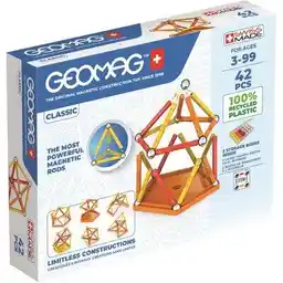 Geomag Klocki magnetyczne Classic Recycled 42 elementy GEO-271