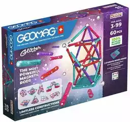 GEOMAG Klocki magnetyczne Glitter Recycled G536