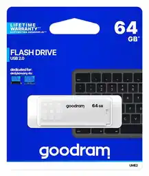 Goodram Pamięć USB UME2 64 GB Biały 64 GB