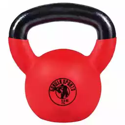 Gorilla Sports 12 kg Kettlebell gumowany hantel Crossfit