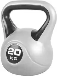 Gorilla Sports 20 kg Kettlebell winylowy hantel Crossfit