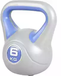 Gorilla Sports 6 kg Kettlebell winylowy hantel Crossfit