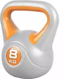 Gorilla Sports 8 kg Kettlebell winylowy hantel Crossfit