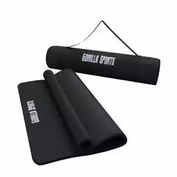 Gorilla Sports Mata do jogi 190x60x1,5 cm czarna