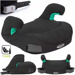 Graco Siedzisko podwyższające ISOFIX Booster Max R129 z 2 wysuwanymi uchwytami na kubek