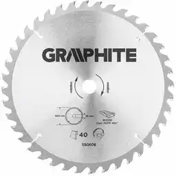 GRAPHITE Tarcza do cięcia 55H608 400 mm