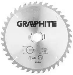 GRAPHITE Tarcza do cięcia 57H686 255 mm