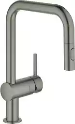 Grohe Minta Bateria kuchenna wysoka z wyciąganą wylewką brushed hard graphite 32322AL2