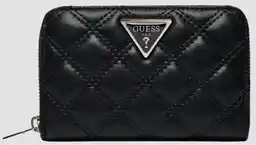 Guess Duży Portfel Damski Giully QG Wallets SWQG87 48400 Czarny