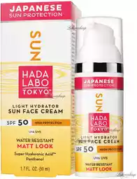 Hada Labo Tokyo Sun Wodoodporny, nawilżający krem do twarzy SPF50