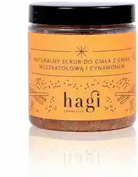 Hagi Naturalny Scrub Peeling do ciała na bazie cukru z gałką muszkatołową i cynamonem 300 g