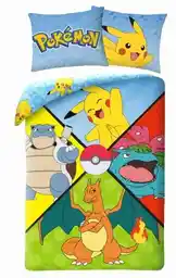 Halantex Pościel bawełniana 140x200 Pokemony Pikachu Kids 12