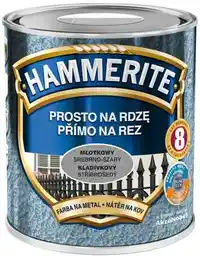 Hammerite Farba na rdzę Młotkowy Srebrno-Szary 2,5L