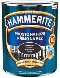 Hammerite Farba na rdzę Piaskowy Czarny 2,5L