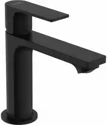 Hansgrohe Rebris E Bateria umywalkowa CoolStart z korkiem czarny mat 72559670