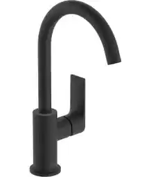 Hansgrohe Rebris E Bateria umywalkowa wysoka czarny mat 72576670