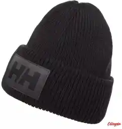 Helly Hansen Czapka HH BOX Beanie kolor czarny z grubej dzianiny 53648