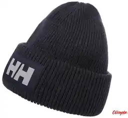 Helly Hansen Czapka HH BOX Beanie kolor granatowy z grubej dzianiny 53648