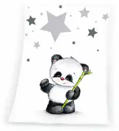 Herding Koc dla dzieci Fynn Star Panda 75x100cm