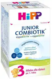 HIPP Junior combiotik 3 mleko modyfikowane 550g