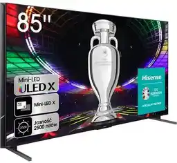 Hisense Telewizor 85UXKQ 85 cali MINILED 4K 144 Hz VIDAA Dolby Atmos Dolby Vision HDMI 2.1