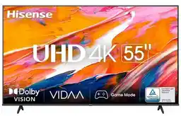 Hisense Telewizor LED 55A6K 55 cali 4K 60Hz VIDAA U6.0 Direct Full Array