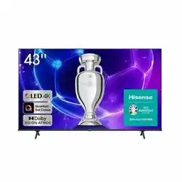 Hisense Telewizor QLED 43E7KQ 43 cale 4K 60Hz VIDAA U6.0 Quantum Dot Colour