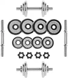HMS Hantle Sztangielki W Walizce Chromowane STC20 20kg