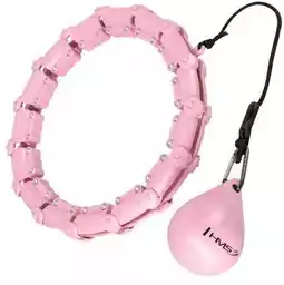 HMS HHW11 Plus Size Hula Hop Light Pink Z Wypustkami I Obciążnikiem