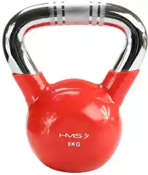 HMS Kettlebell Żeliwny KTC08 Uchwyt Chrom