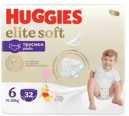 Huggies Elite Soft 6 15-25kg 32szt