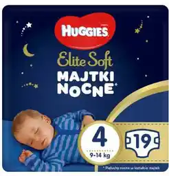 Huggies Elite Soft Night Pants 4 Majtki nocne 9-14kg 19szt