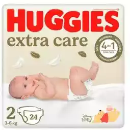 Huggies Extra Care 2 pieluchy (3-6kg) 24szt.