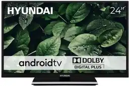 Hyundai Smart Tv Android Telewizor 24 Cale Led Hd DVB-T2 Hevc Wifi Usb Bt