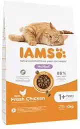 Iams Adult Hairball Control - sucha karma dla kota - 10 kg