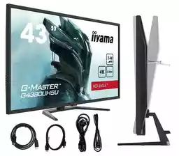 Iiyama G-Master Red Eagle G4380UHSU-B1 + 43 cale 4K VA 144Hz 0,4ms Gamingowy monitor LED