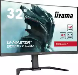 Iiyama G-Master Red Eagle GCB3280QSU-B1 32 cale 2K VA 165Hz 0,2ms Zakrzywiony Gamingowy monitor LED