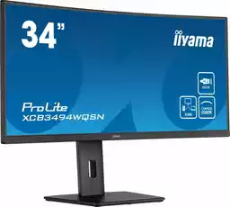 Iiyama ProLite XCB3494WQSN-B5 34 cale UWQHD VA 120Hz 0,4ms MPRT Zakrzywiony monitor LED