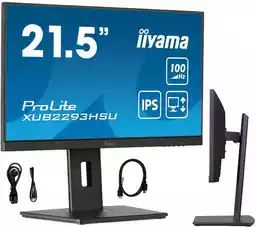 Iiyama ProLite XUB2293HSU-B6 21,5 cala Full HD IPS 100Hz 1ms MPRT monitor LED