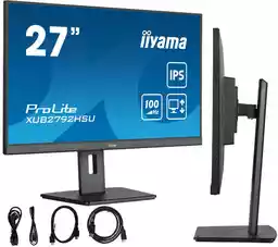 Iiyama ProLite XUB2792HSU-B6 27 cali Full HD IPS 100Hz 0,4ms MPRT monitor LED