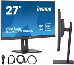 Iiyama ProLite XUB2792QSC-B5 27 cali 2K IPS 75Hz 4ms monitor LED