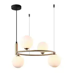 Italux Lampa designerska wisząca Amily MDM-3974/4 BRO