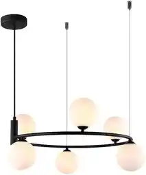 Italux Lampa designerska wisząca Amily MDM-3974/6 BK