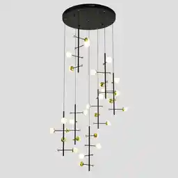 Italux Lampa designerska wisząca Helmond PND-43883-28