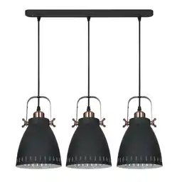 Italux Lampa loft wisząca FRANKLIN MD-HN8026S-3-B+RC