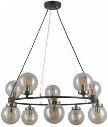 Italux Lampa loft wisząca Galvez PND-28622-10A czarna