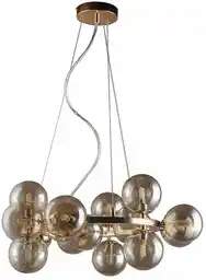 Italux Lampa loft wisząca Marbelio PND-6161-15 GO+CO złota