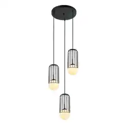 Italux Lampa loft wisząca Matty MDM-3939/3 BK