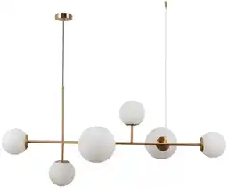 Italux Lampa loft wisząca Vailante PND-31221-6-HBR miodowy mosiądz